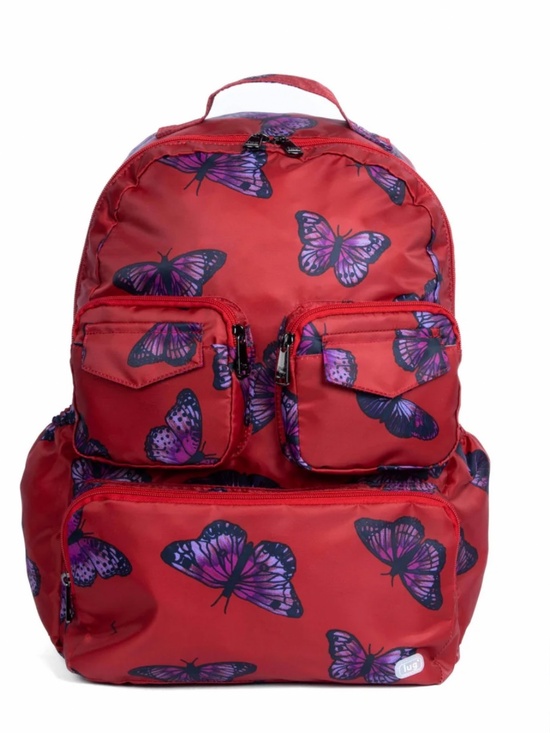 Lug Handbags - Lug Puddle Jumper SE Packable Backpack~Butterfly Poppy~NEW unopened packaging